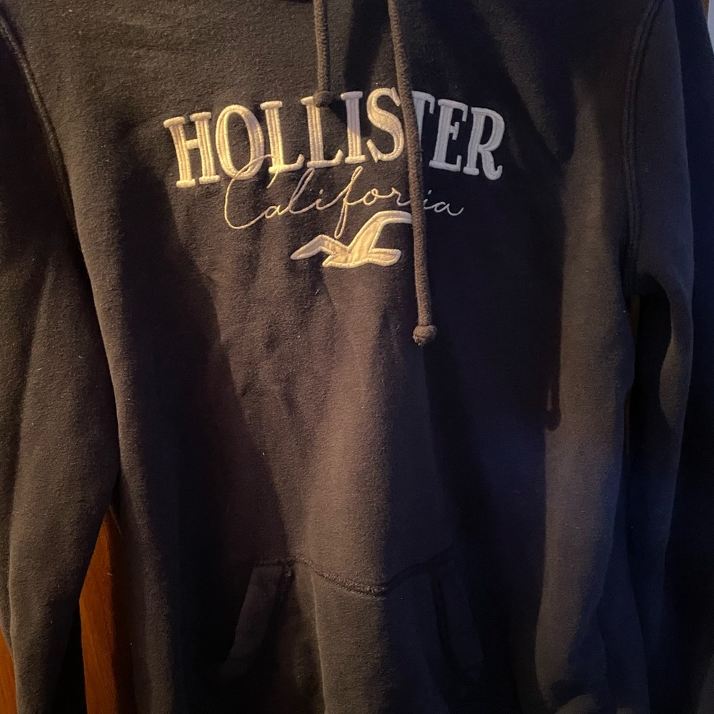 Hollister Blue Sweatshirt with Signature Logo